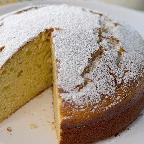 Receta casera de bizcocho de yogur con queso crema, el más tierno y esponjoso