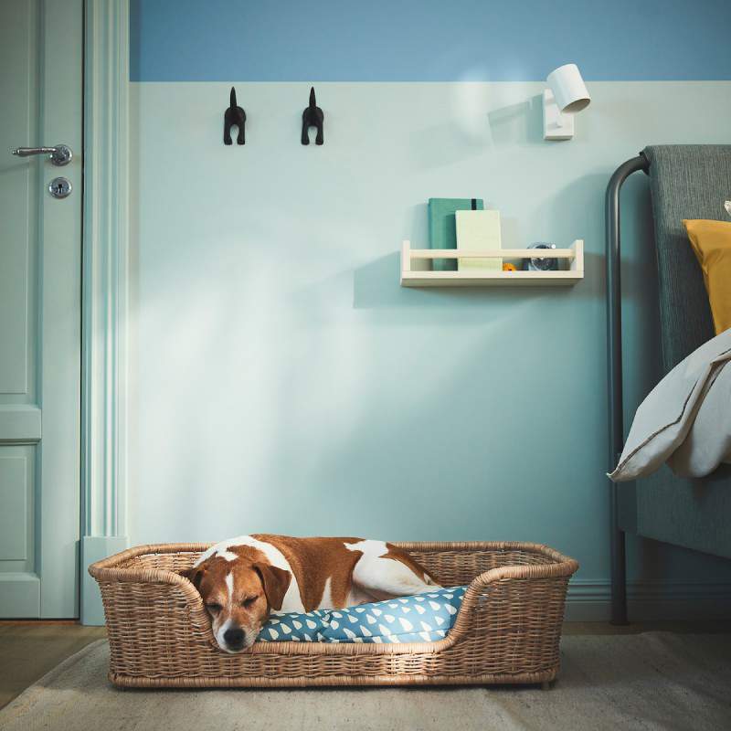 Cama para perro de ratán Utsådd de IKEA