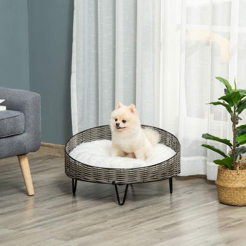 Cama para perros de mimbre PawHut de Leroy Merlin