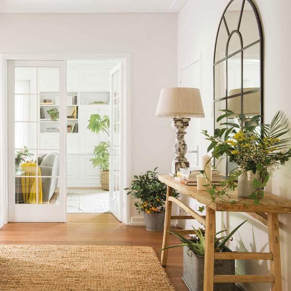 6 consejos MUY fáciles para un recibidor elegante y que te quede como en la revista El Mueble