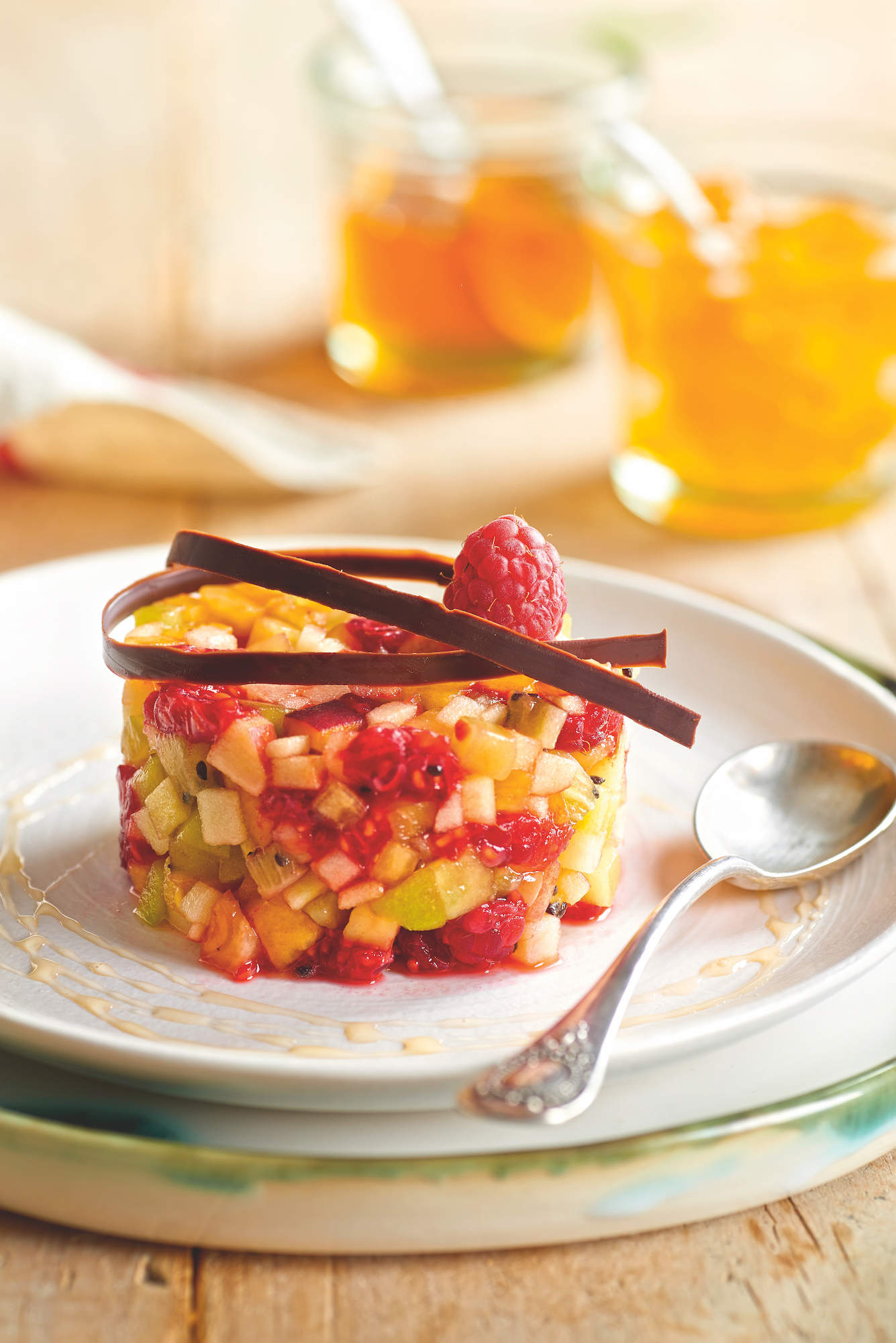 Desayunos saludables: Tartar de frutas al jengibre.