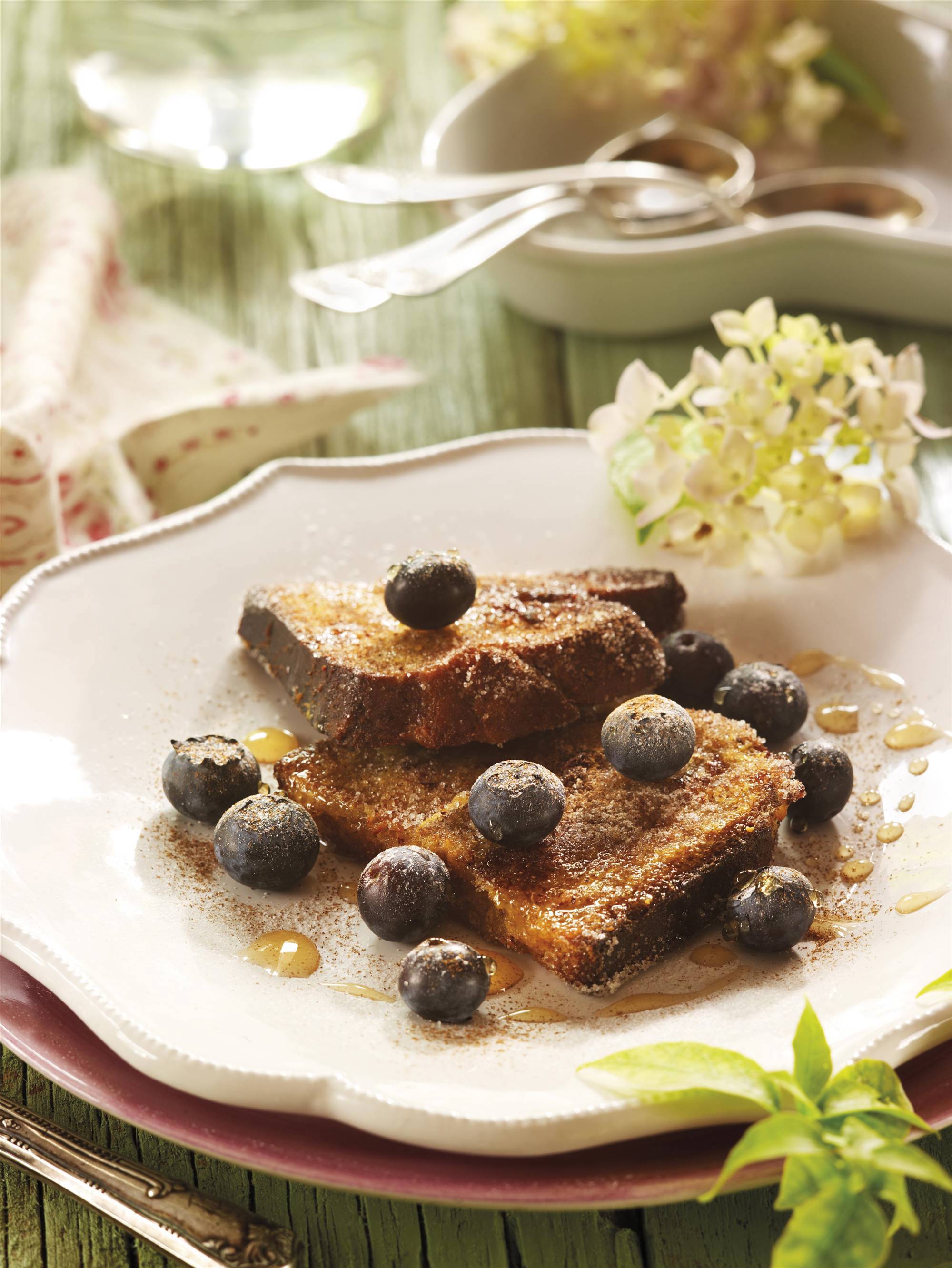 Desayunos saludables: torrijas de canela.