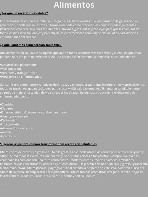 Recetas que Cuidan